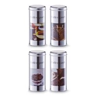 ZELLER Metalna limenka za kavu "Coffee Time", 7,5 x 18 cm